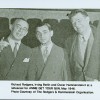 Irving Berlin with Rodgers and Hammerstein at a rehearsal for ...