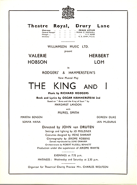 The King and I The King and I