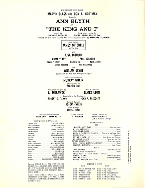 The King and I The King and I