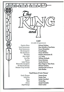 The King and I The King and I