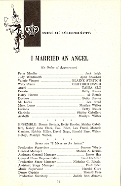 I Married An Angel