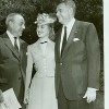 Shirley Jones in between Rodgers and Hammerstein, 1955.