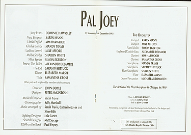 Pal Joey Pal Joey