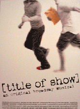 [title of show] show poster