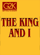 G2K THE KING AND I show poster