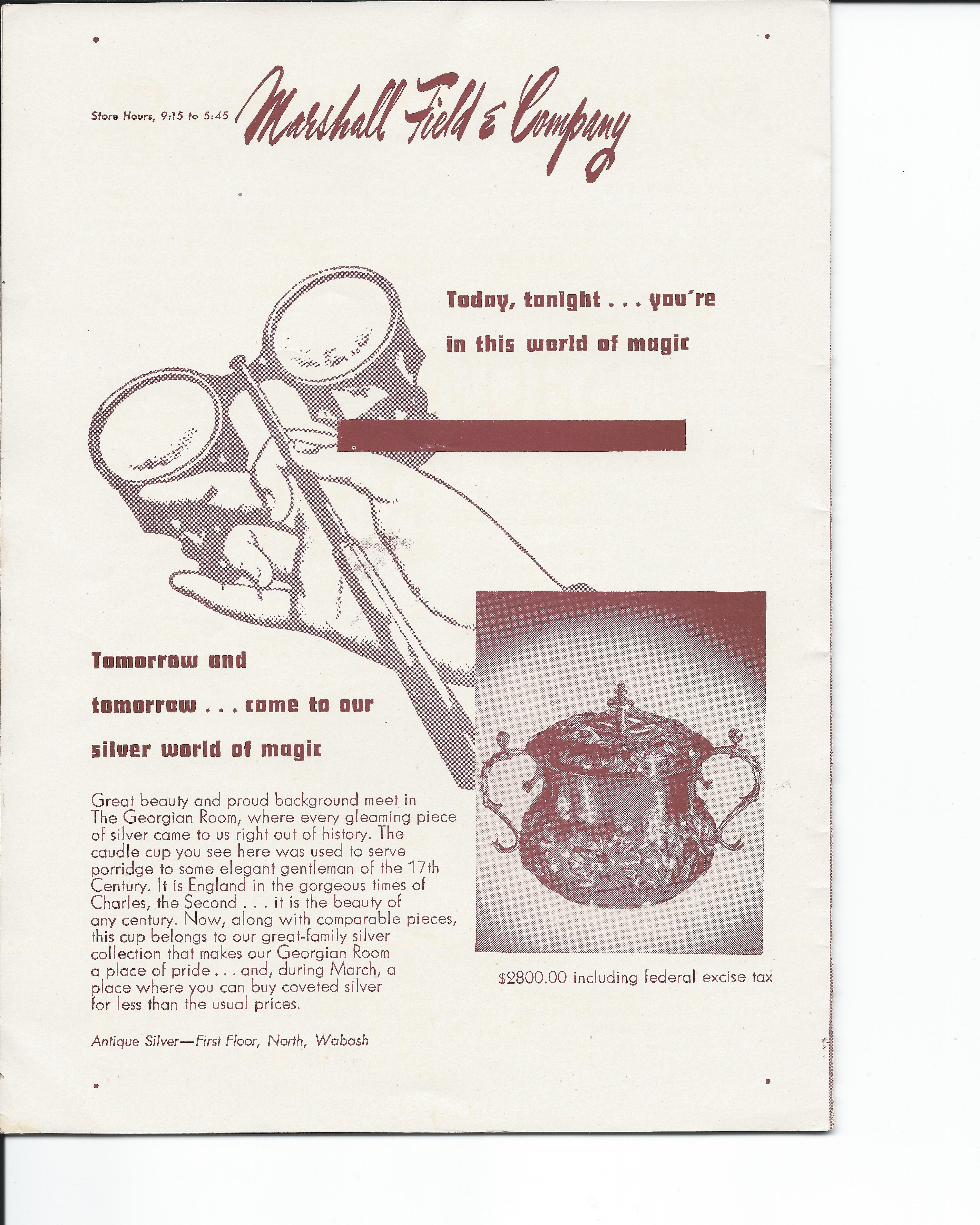 Showboat Stagebill - Chicago Shubert Theater, 3/21/1948 p. 2 Showboat Stagebill - Chicago Shubert Theater, 3/21/1948 p. 2