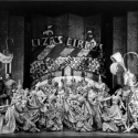 The Circus Dream in the original Broadway production of LADY IN THE DARK, 1941. Gertrude Lawrence and Victor Mature, far left; Danny Kaye, far right. The Circus Dream in the original Broadway production of LADY IN THE DARK, 1941. Gertrude Lawrence and Victor Mature, far left; Danny Kaye, far right.