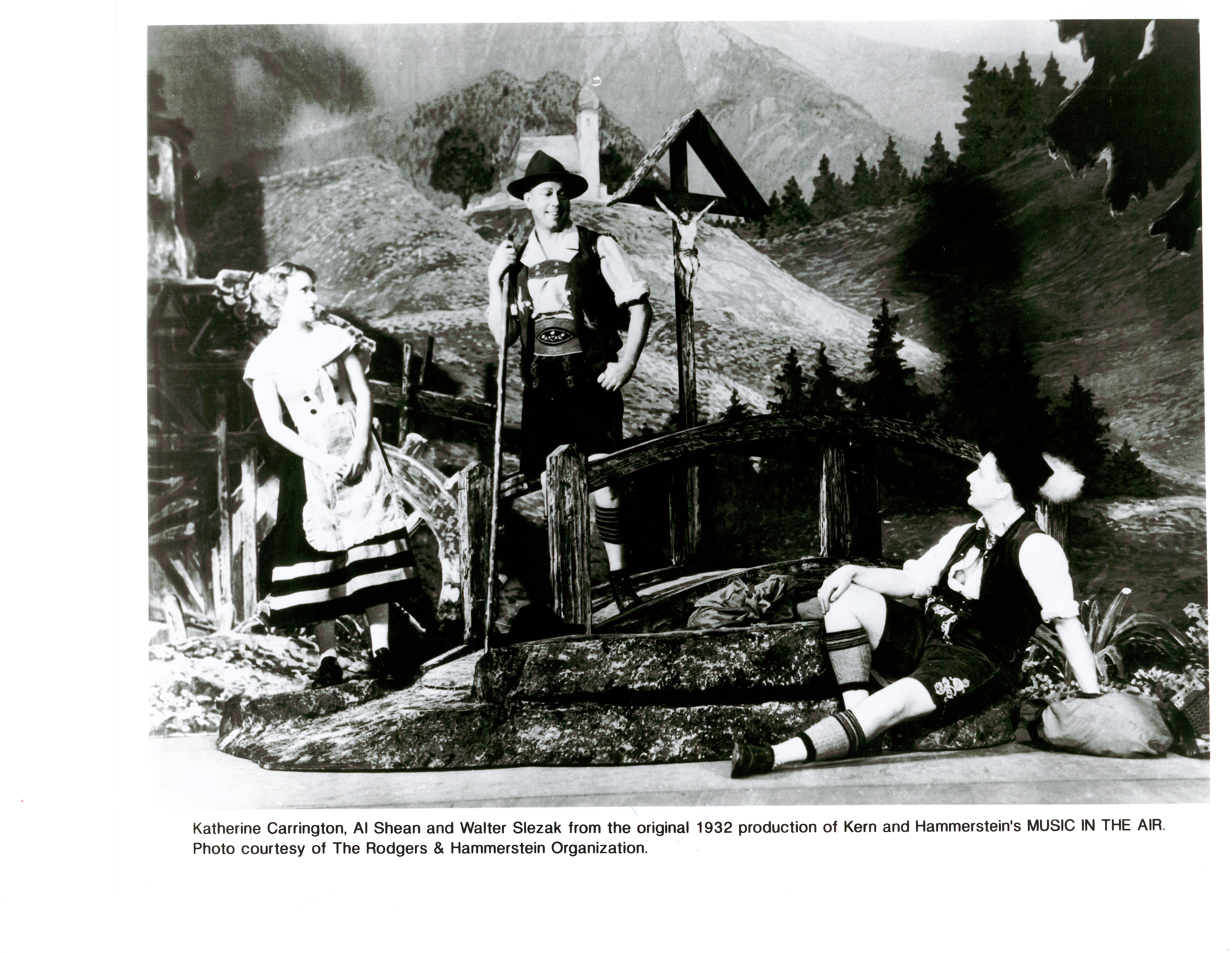 Katherine Carrington, Al Shean, and Walter Slezak in MUSIC IN THE AIR (1932) Katherine Carrington, Al Shean, and Walter Slezak in MUSIC IN THE AIR (1932)