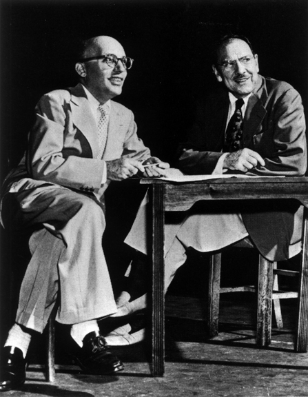 LOST IN THE STARS authors Kurt Weill and Maxwell Anderson. LOST IN THE STARS authors Kurt Weill and Maxwell Anderson.