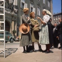 Julie Andrews and Maria von Trapp filming I Have Confidence