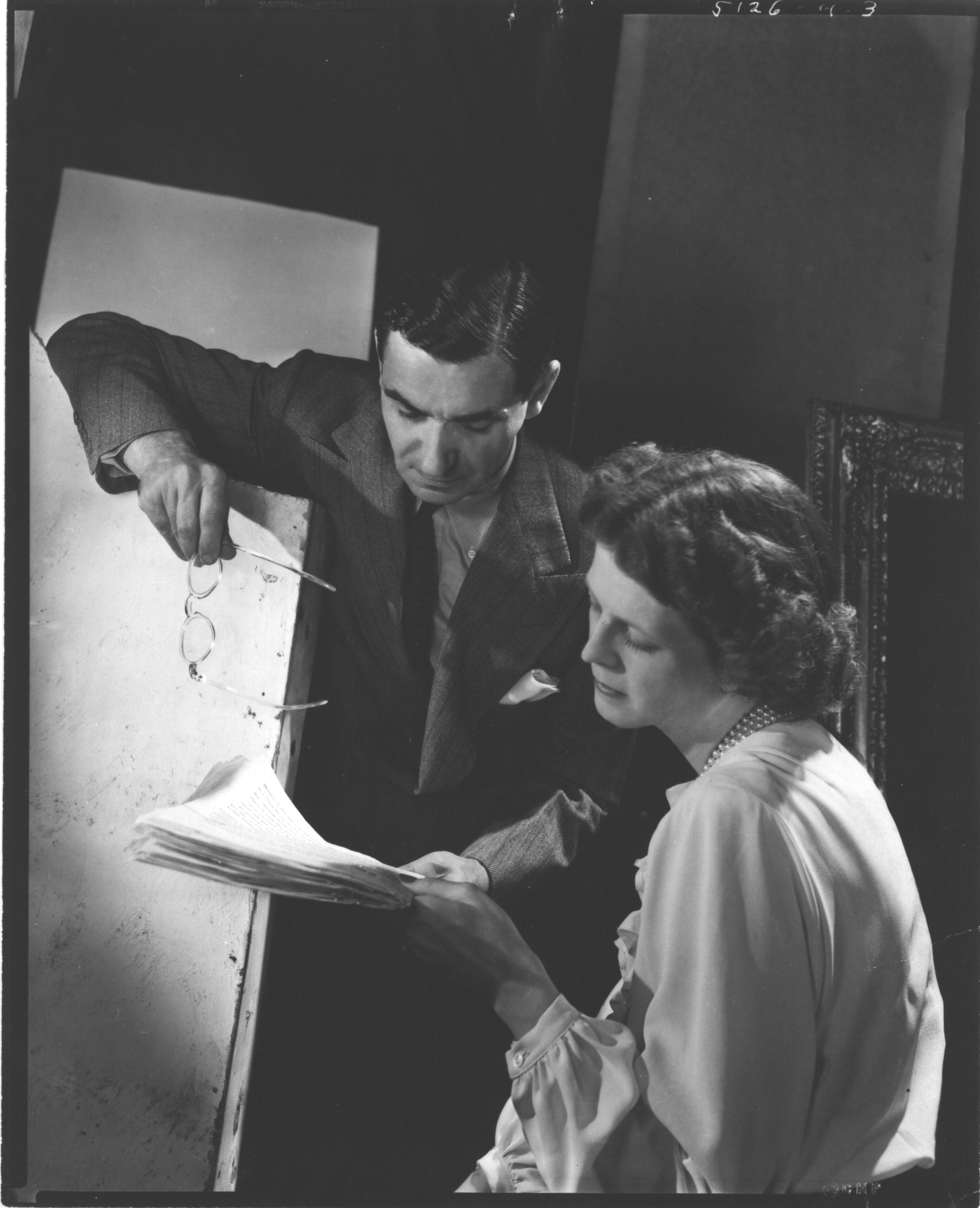 Irving Berlin with his wife Irving Berlin with his wife