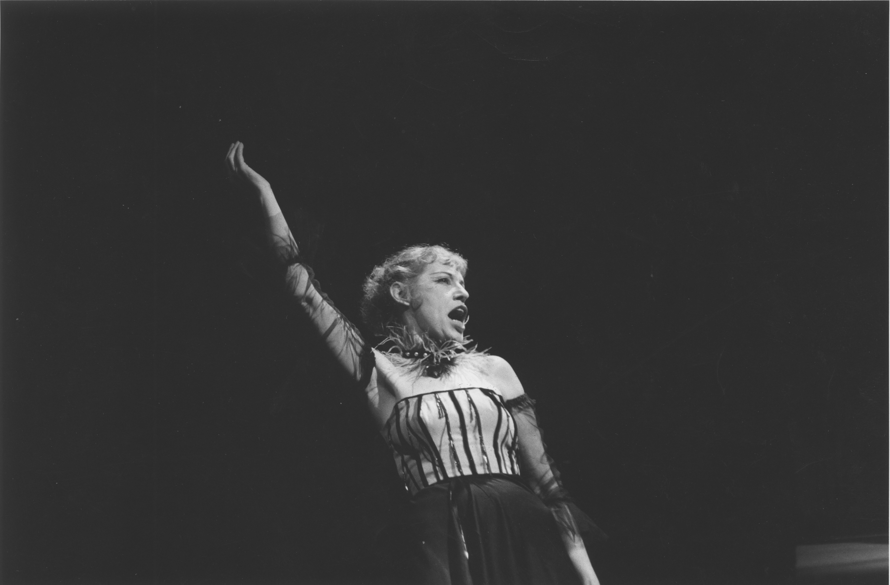 Lotte Lenya performing in The THREEPENNY OPERA Lotte Lenya performing in The THREEPENNY OPERA