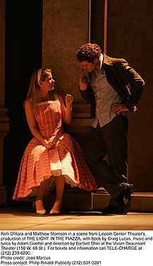 The Light in the Piazza - Kelli O'Hara and Matthew Morrison The Light in the Piazza - Kelli O'Hara and Matthew Morrison
